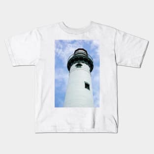 New Presque Isle Lighthouse, Michigan Kids T-Shirt